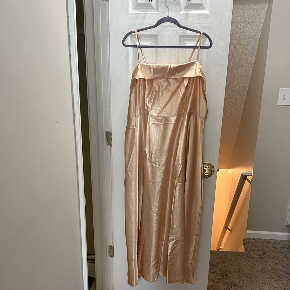 SHEIN Cream Curve Dress